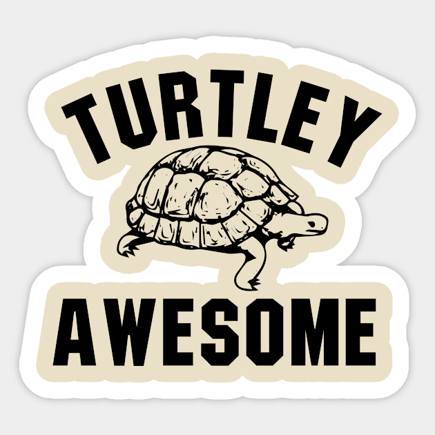 Turtley Awesome Sticker by sewwani